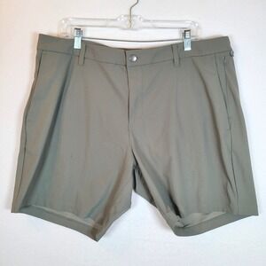 Lululemon Mens ABC Classic Fit Warpstreme Shorts Size 38 Gray Athleisure Gym